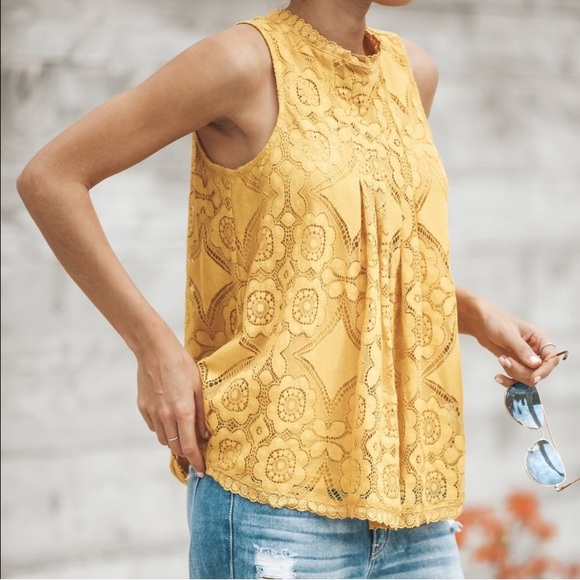 NWT Sunny Lace Tank - Picture 2 of 5